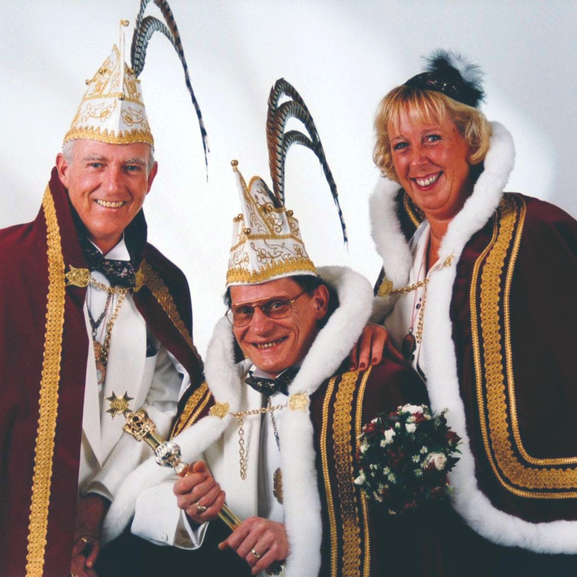 1997<br/>Prins Wim Franssen,<br/>Prinses Emmy Franssen,<br/>Adjudant Hans van de Akker