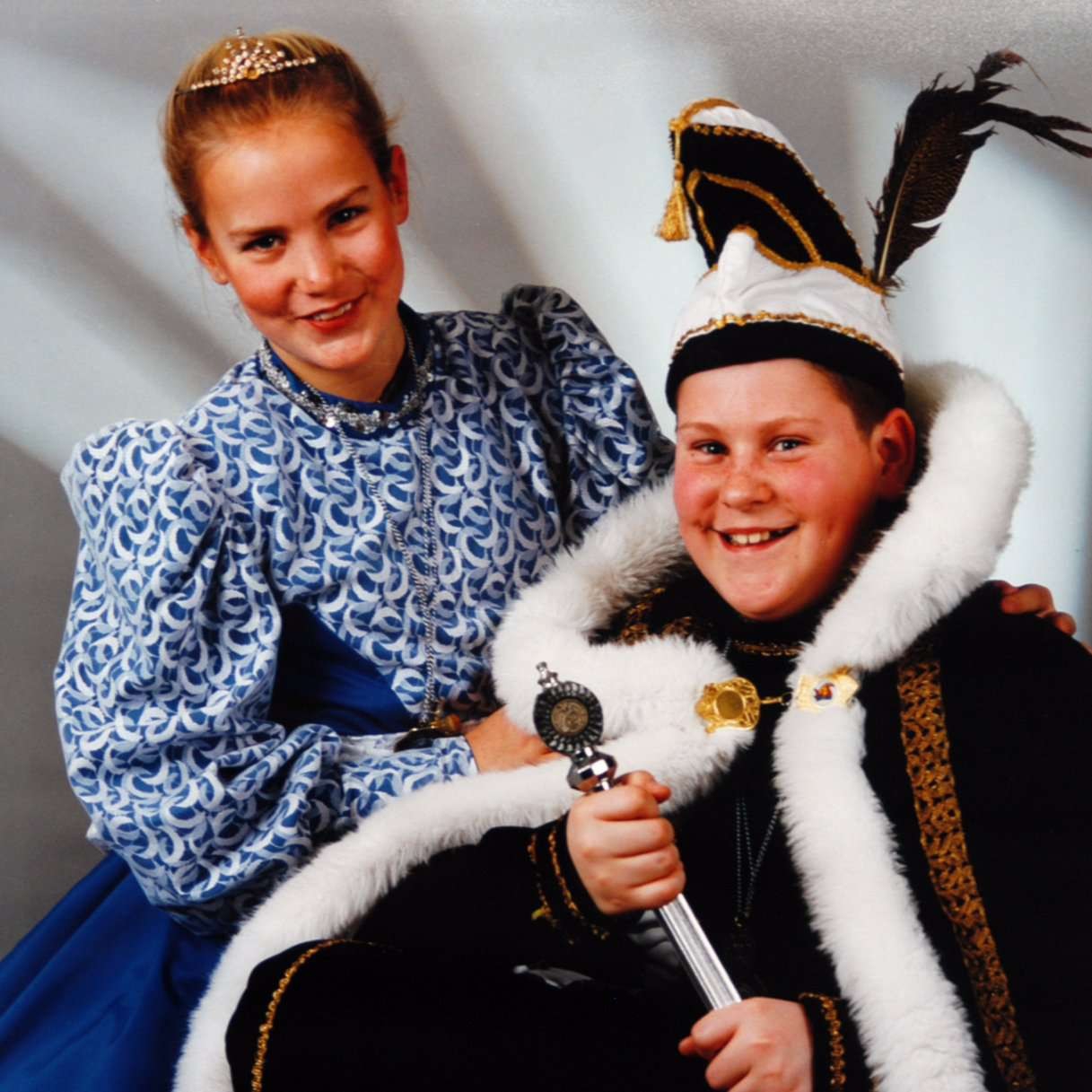 1996<br/>Prins Mark Smulders,<br/>Prinses Mieke Boskeljon,<br/>Adjudant Dirk van Asten