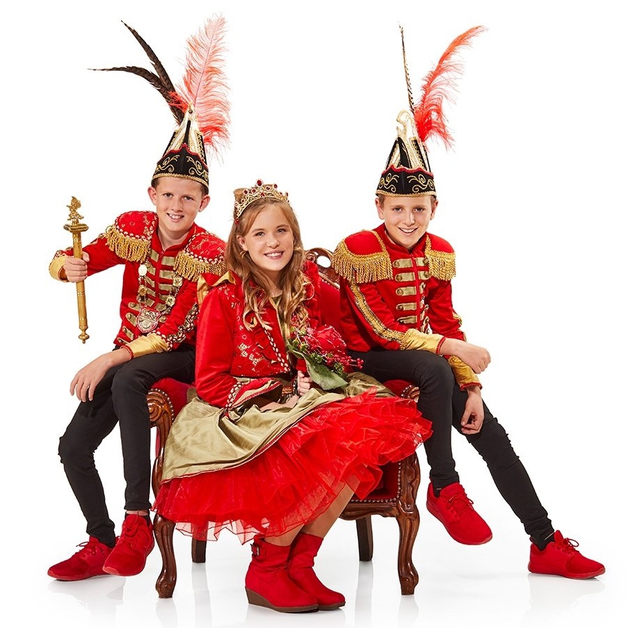 2019<br/>Jeugdprins Tomas,<br/>Jeugdprinses Fleur,<br/>Jeugdadjudant Jens