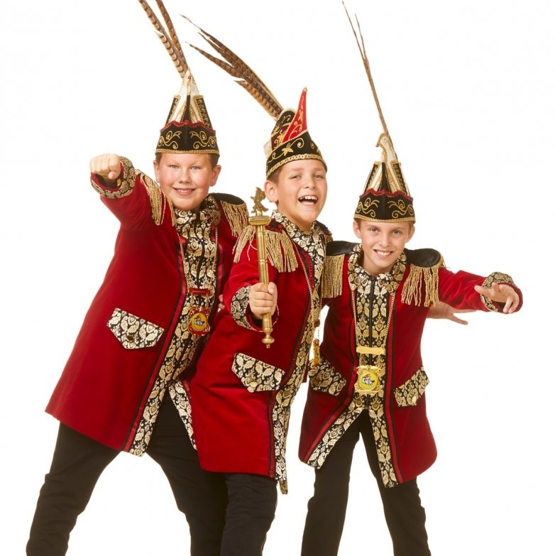 2023<br/>Jeugdprins Jasper,<br/>Jeugdadjudant Rein,<br/>Jeugdadjudant Fabian